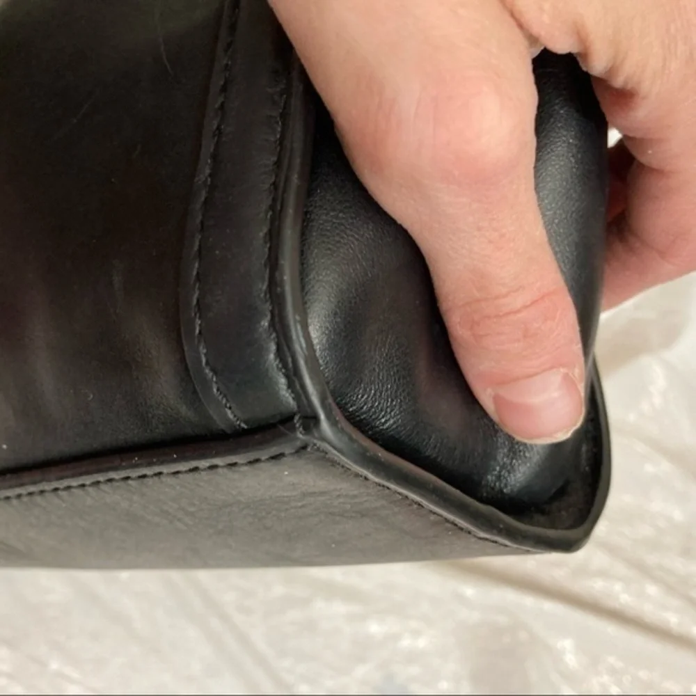 Michael kors black leather studded  Selma bag